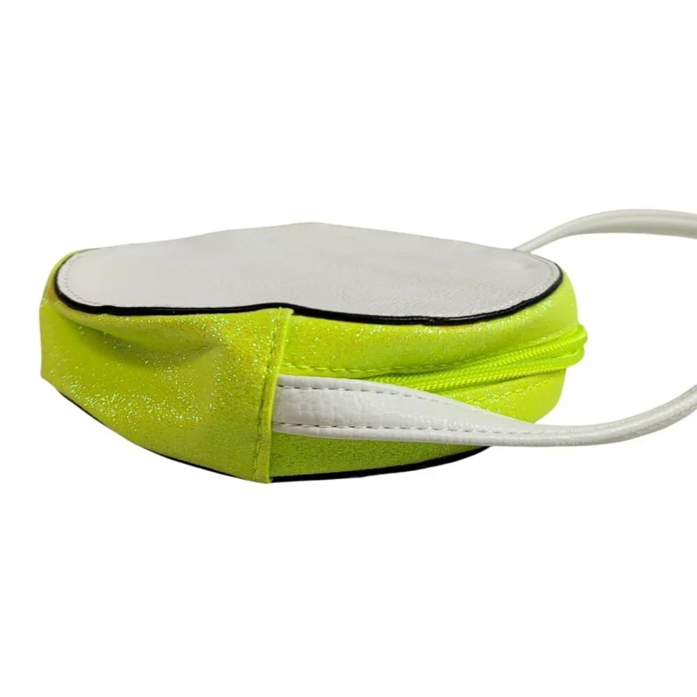 Target Lime Citrus Slice Crossbody Bag Green Glitter Round White Strap 2016